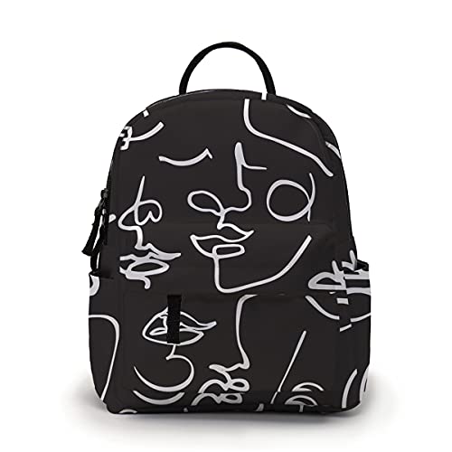 Deanfun Mini Backpack for Girls, Printing Shool Bag Waterproof Fashion Purse (35)