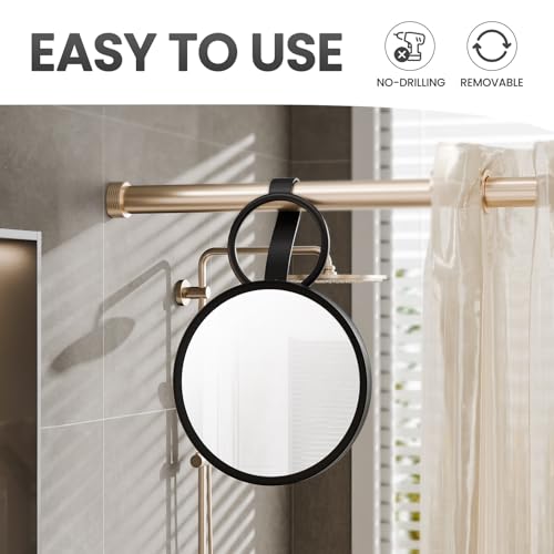 Image of TAILI Shower Mirror Fogless for Shaving, Hanging Mirror for Travel Camping