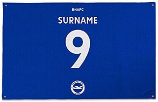 Personalised Sports & Photo Gifts Back of Shirt 5ft x 3ft Banner Compatible with Brighton & Hove Albion