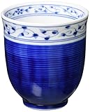 美濃焼 湯呑み コップ 呉須巻唐草