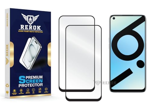 Image of Gorilla Tempered Glass Screen Protector Compatible with Realme 6i [Pack of 2] | Edge-to-Edge, Bubble-Free, Case Friendly, Easy Installation Kit