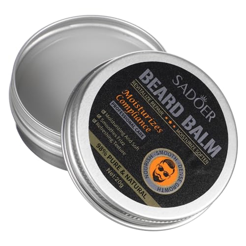 HAPINARY Bálsamo Para El Cuidado De La Barba Émbolo De La Bomba Del Inodoro Émbolo Del Carroñero Acondicionador De Barba Aceite Para El Pelo De La Barba Crema Para Tallar Barba Black Pegar