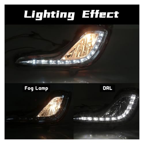 Antibrouillard avant LED étanche 12V pour Hyundai Accent 2012-2017 - 5