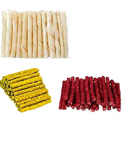 Hanu Best Combo Offer Dog Chew Munchy Sticks Chicken Flavor (250gm) & Dog Chew Munchy Sticks Mutton Flavor (250gm) & Calcium Stick (250gm) for Puppies & Dogs .750-035 (B08XJTKJLG) Amazon Price History, Amazon Price Tracker