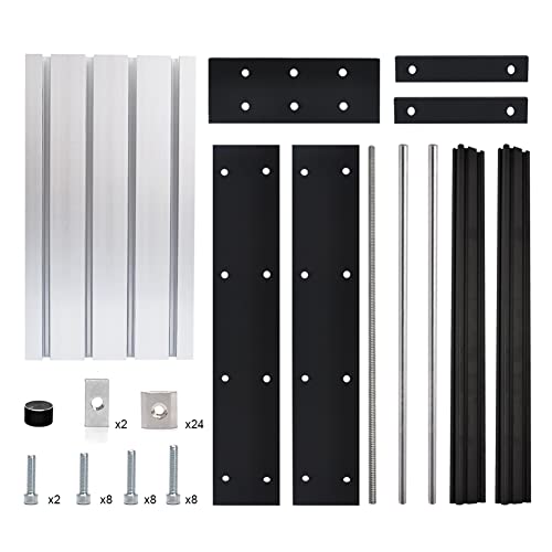 Jrudjsnhhty CNC 3018 PRO Extension Kit Upgrade Kit 3018 to 3040 Compatible with 3018 Pro CNC Engraving Milling Machine(B) - Image 4