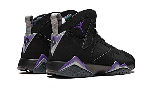 Nike Men's Air Jordan 7 Retro Ray Allen PE Black/Fierce Purple-Dark Steel Grey 304775-053 (Size: 10.5)