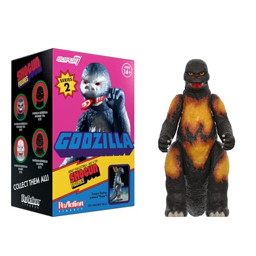 Image of Super7 Toho Shogun Godzilla Blind Box Flat Reaction Figures - (12 Pack) 3.75 inch Toho Godzilla Action Figures Classic Movie Monster Collectibles and Retro Toys