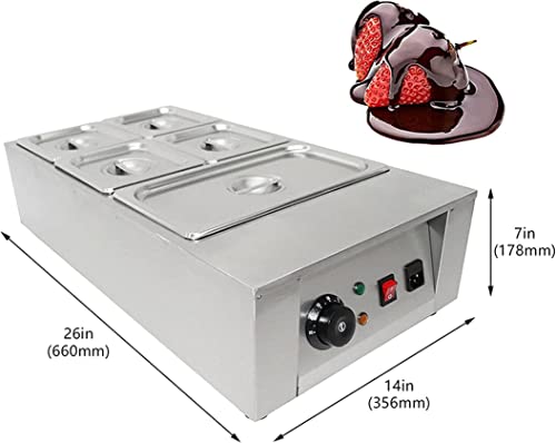 Máquina para derretir chocolate de acero inoxidable miniatura 5