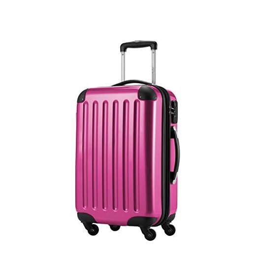 Hauptstadtkoffer Alex, Maleta a Mano Rígida, Rosa (Magenta), 55 cm
