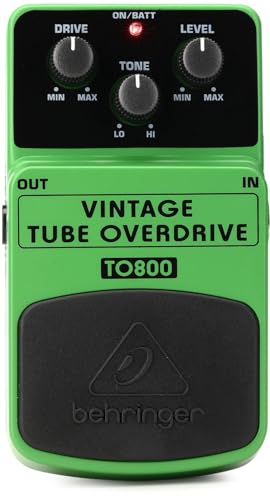 Behringer TO800 Vintage Tube-Sound Overdrive Effects Pedal
