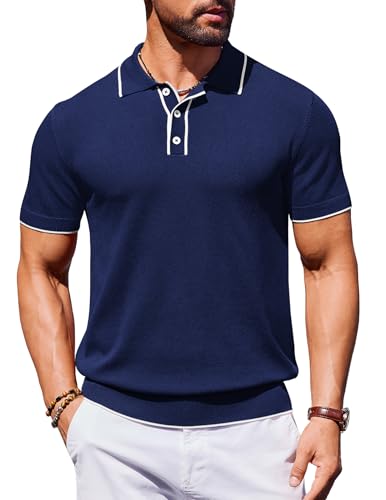 COOFANDY Herren Poloshirt Sommer