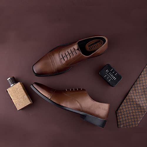 Image of Handmade Premium Genuine Leather Formal Shoes for Men | Office Uniform Dress Oxford Shoes | Gold Shoes