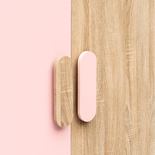 Image of Alex Daisy Romania Kids 2 Door Wardrobe for 3-12 Years| Non-Toxic Safe Material | Soft Coated Premium Finish | Engineered Wood Kids Bedroom Storage Cupboard (Pink, Medium)