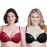 Look sexy : libérez votre sex-appeal avec ce soutien-gorge en dentelle super rembourré. Conçu pour relever vos seins et les rendre plus beaux tandis que la moindre couverture crée le lifting parfait pour améliorer votre décolleté et charmer n'importe qui !