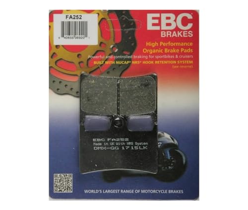 Plaquettes frein avant EBC FA252 au mordant supérieur pour XSR 700
