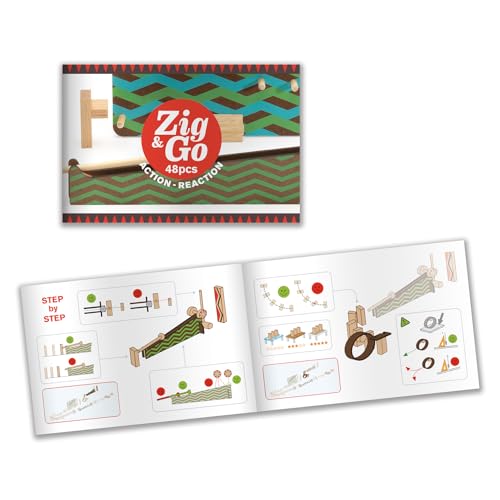 DJECO Zig & Go Big Boum Wall Set de Construcción 48 piezas miniatura 3