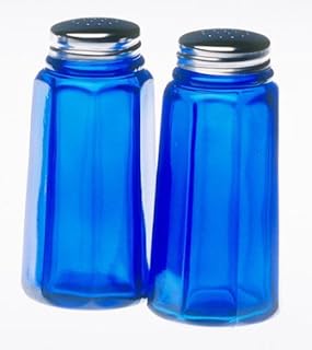 Mosser Glass Salt and Pepper in Cobalt