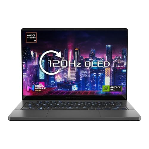 ASUS ROG Zephyrus G14 GA403WR-QS085W AMD Ryzen AI 9 HX 370 32GB RAM 1TB SSD RTX 5070 Ti 14" OLED 3K 120 Hz Windows 11 Home - Eclipse Grey - 90NR0M53-M004L0