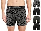 Natural Feelings Modal Mens Boxer Briefs Breathable Mens Underwear Boxer Briefs Pack M