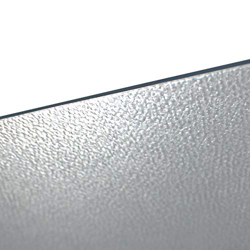 Floortex Stuhlmatte aus Polycarbonat, 119,4 x 76,2 cm, für harte Böden, transparent – Ansicht 6