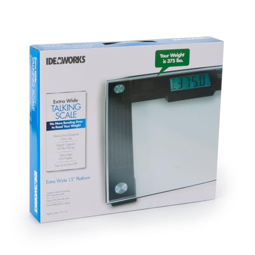 Ideaworks JB5824 Talking Scale with Large LCD