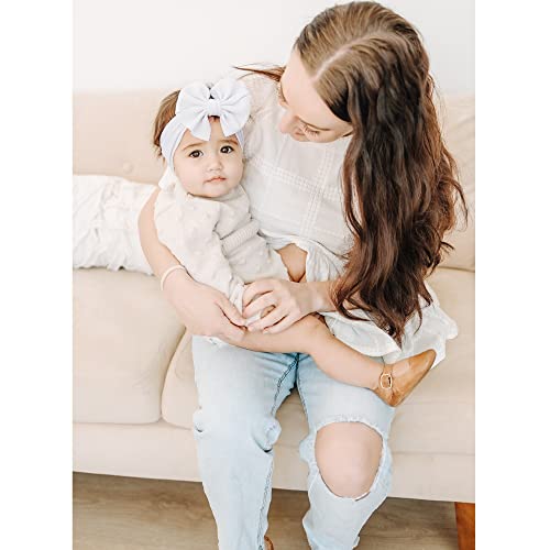 Prohouse 12 Pcs Baby Nylon Headbands Hairbands Hair Bow Elastics For Baby Girls Newborn Infant Toddlers Kids #TOP4