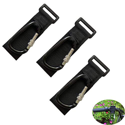 YehVeh Pacote com 3 ganchos de gancho para guidão ganchos de bicicleta para pendurar bolsa de capace