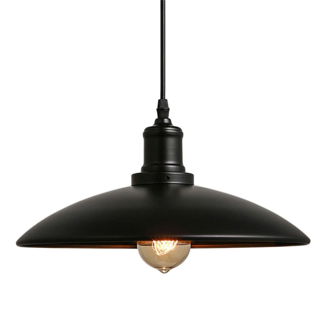 Lampada A Sospensione Moderna Nera In Stile Rustico