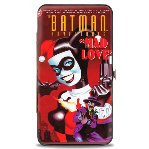 Buckle-Down Damen Scharnier – Harley Quinn Joker Geldbörse, Mehrfarbig, Einheitsgröße