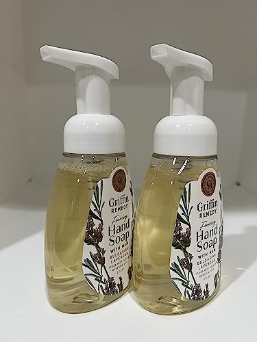 Griffin Remedy Foaming Hand Soap - Lavender Essential Oils And Organic Msm, Moisturizing, All-Natural, Paraben-Free 8 Fl Oz, 2 Count #TOP3