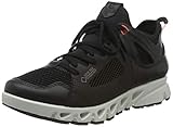 Gummi ECCO Damen MULTI-VENT W LOW GTXS TEX Sneaker Outdoor Shoe, Schwarz (Black/Black/Coral Neon 51759), 41 EU