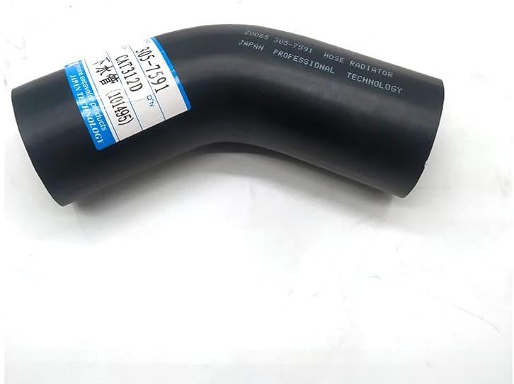 Down HOSE Water pipe E0065 305-7591 3057591 Compatible with CAT Excavator(Inside diameter:47mm)