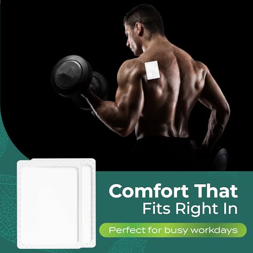 Image of (20 Pieces) Pain Relief Heat Patch for Neck, Shoulder, Back, Elbow, Joint, Muscle, Cramps-Moxibustion Vital Energy Heating Pads Penetrate Deep-Fast Acting Packs-Long Lasting Patches- Body Warmers Heat Patches