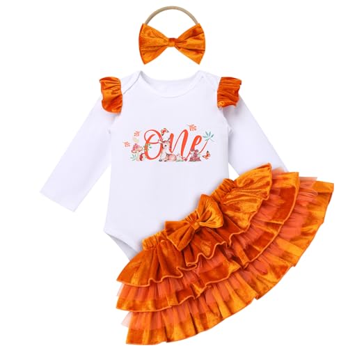 IBTOM CASTLE Infant Baby Girl Velvet Romper Retro Bodysuit Bow Headband Socks Christmas First Birthday Cake Smash Outfit