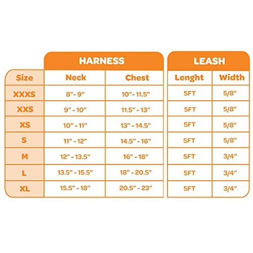 image for Voyager Step-in Air All Weather Mesh Harness and Reflective Dog 5 ft L