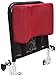 Einstellbare Rollstuhl Kopfstütze Rückenlehne Neck Unterstützung, Komfortable Sitz Zurück Kissen U Typ Kissen, tragbare Neck Rest Kissen Back Extension Kissen für Reise Rollstuhl Zubehör (Rot)