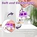 MuMyer Funny Crochet Sea Turtle, 2 Pack Handmade Emotional Support Turtle Knitting Doll Gift With Detachable Keychain(K1)