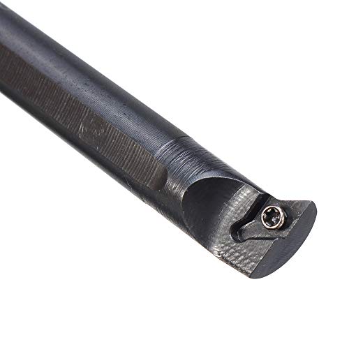 Suporte para ferramenta de torneamento de torno de 4 PCS 12MM Barra de mandrilar com chave correspon