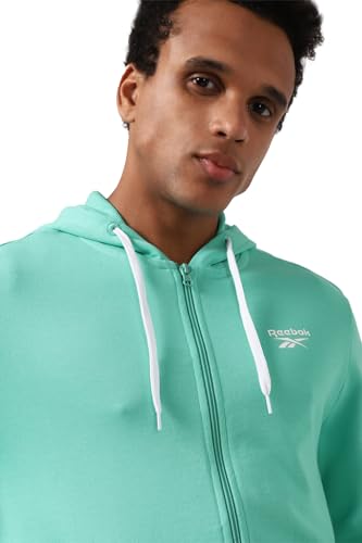 Image of Reebok Men's Cotton Hooded Neck Sweatshirt