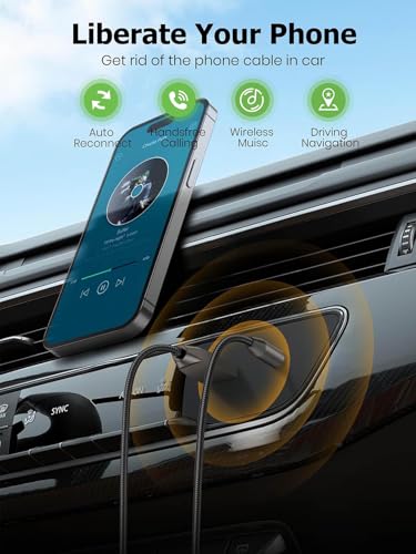 Zoachii CHIBT300 Bluetooth 5.4 Car Aux Adapter thumb #2