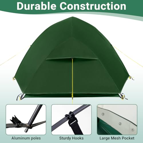 Carpa ligera para 2 personas, impermeable, ultraliviana miniatura 4