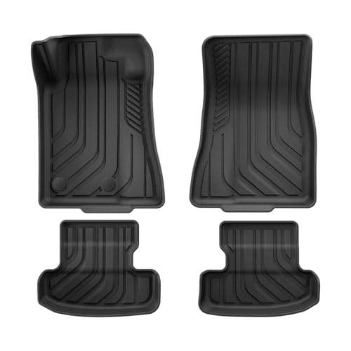 Tapis sol voiture Ford Mustang 2015-2024 sur mesure en TPE 3D ultra résistant