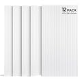 SODOCT 12 Pack Large Acoustic Panels, 47.2" X 23.6" X 0.4" Sound Proof Panels for Walls, High Density Sound Absorbing Panels for Home Studio & Office, White