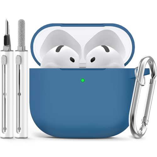 Image of Ljusmicker for AirPods 4 Case 2024 with Cleaner Kit,Lake Blue