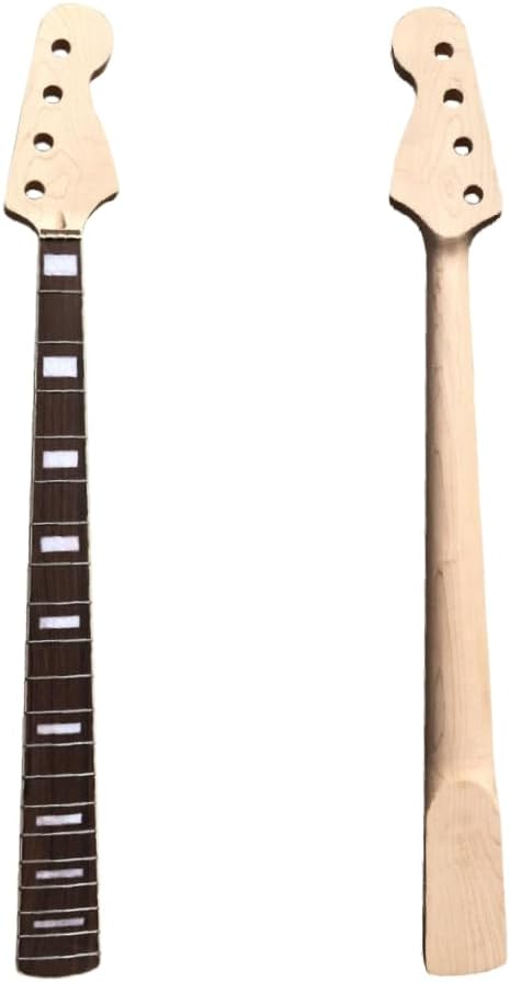 Amazon.com: WUQIMUSC 4 string bass guitar neck 20 fret 32 inch Rosewood ...