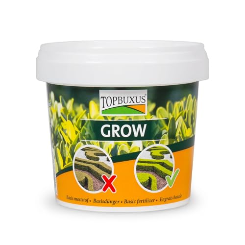 TOPBUXUS GROW - Professional Boxwood Fertilizer - 500g for 10m2 - No Yellow Leaves