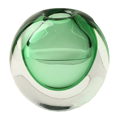 Jarrón de Vidrio Moderno para decoración, jarrones para centros de Mesa, jarrón esférico Decorativo para mesas de salón, hogar, Chimenea, Cocina y estanterías, Accesorios Decorativos I