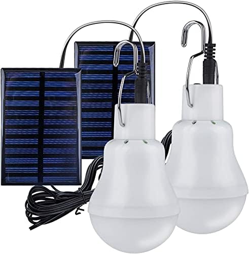 2Pcs Solar Bulbs Lights Indoor...