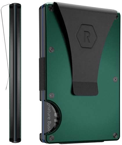 The Ridge Wallet for Men - Slim Minimalist Compact Wallet and Card Holder, RFID Protected Front...