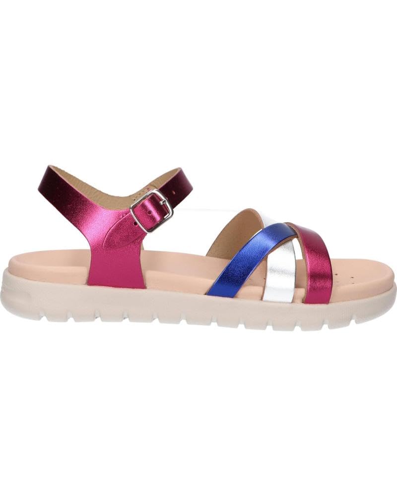 Geox Girls J Soleima Gir Sandal, Fuchsia Royal, 11.5 UK Child